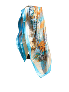 Turquoise Wild Scarf